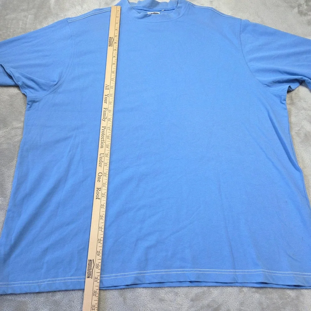 Adidas Men Climalite Stretch Shirt Blue 2XL Short Sleeve 2008 Vintage Athleisure